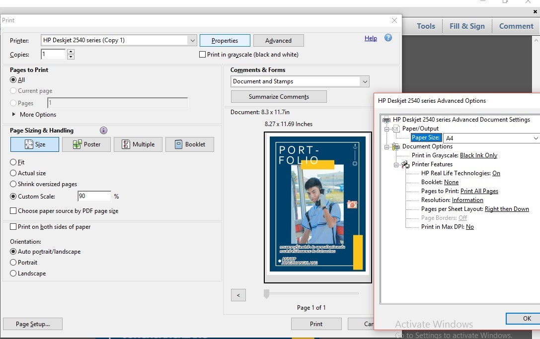 ปริ้น Pdf เต็มหน้าไม่ได้ รบกวนช่วยแนะนำการตั้งค่าหน่อยครับ - Pantip