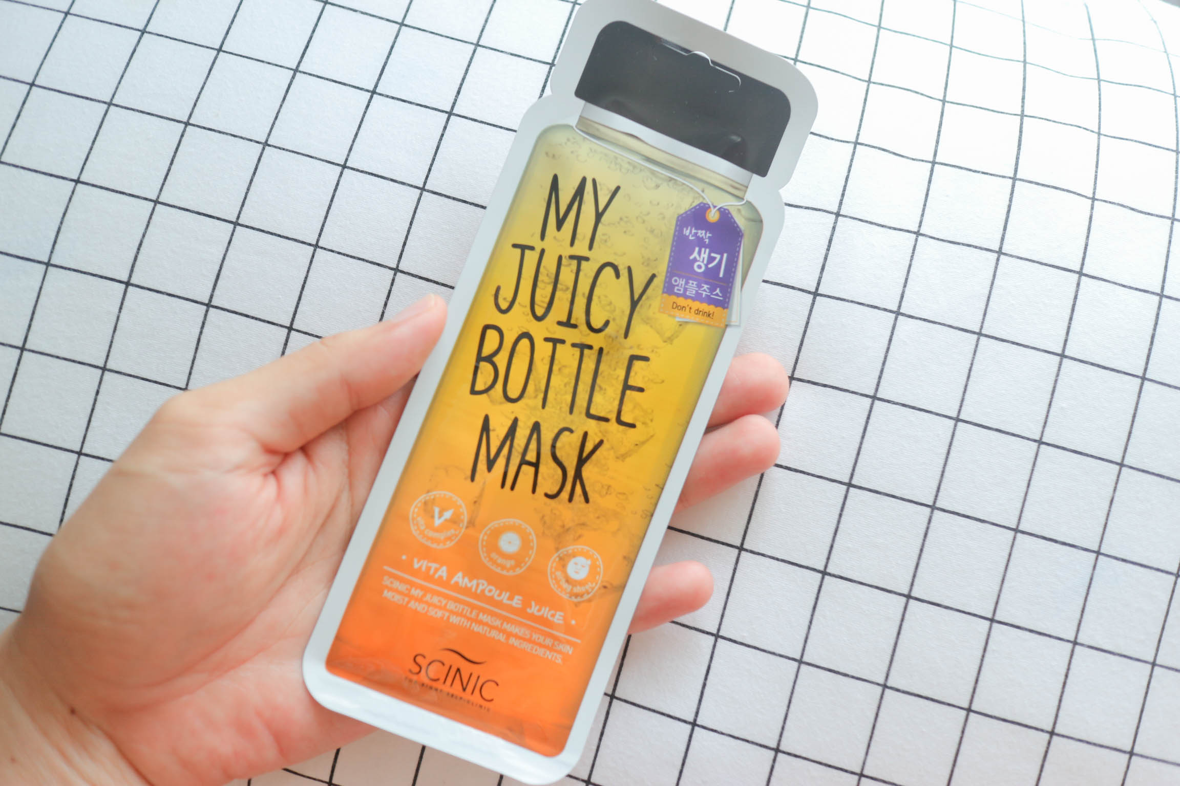 Scinic my juicy bottle маска для лица тканевая успокаивающая 20 мл фото