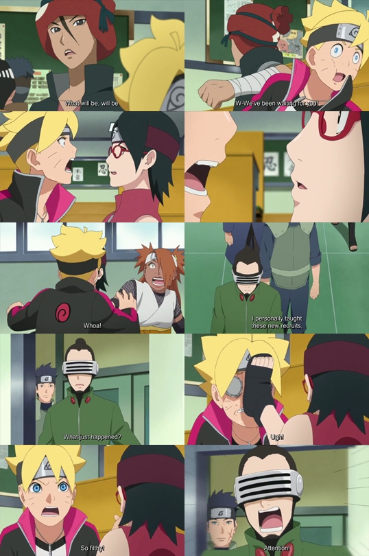 สปอยภาพ อนเมะ boruto naruto next ตอนท 38 กาวแรกการเปนเกะนน pantip