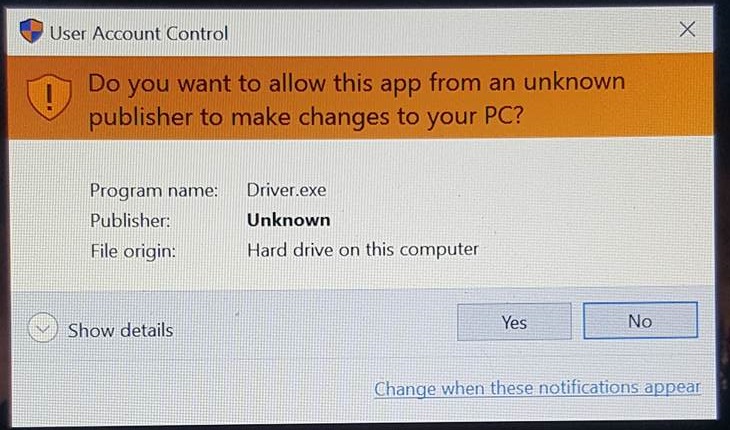 Ext driver exe что это