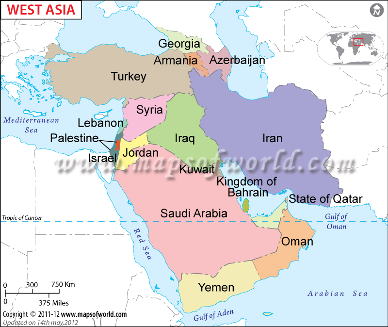 West asia. West Asia Map. South West Asia Map. Western Asia Countries.