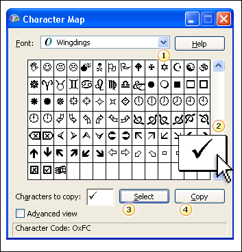 เครื่องหมาย ติ๊กถูก ใน Excel 2010 ไม่เจอครับ - Pantip