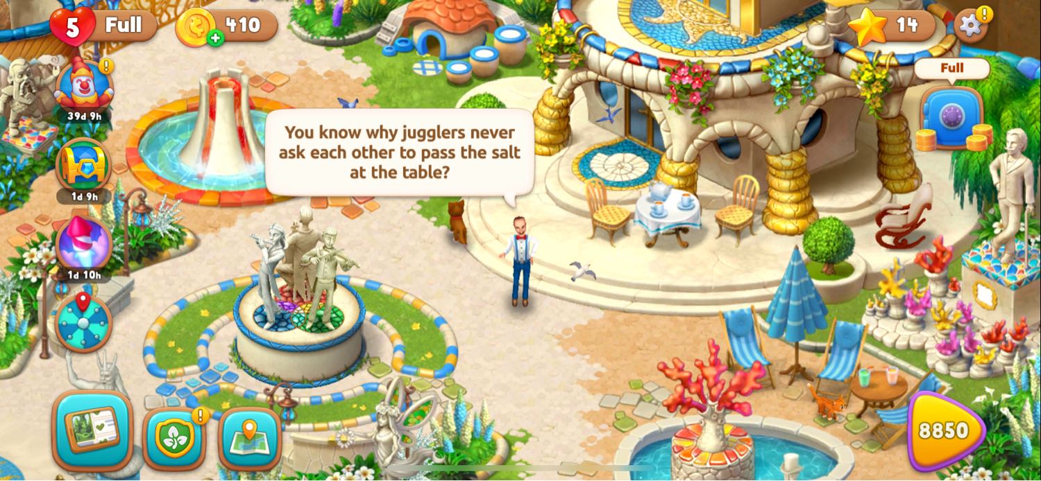 มีใครเล่นเกมส์ Gardenscapes บ้าง ถึงด่านไหนกันบ้างแล้ว เราเล่นมา 10 ปีละนะ  - Pantip