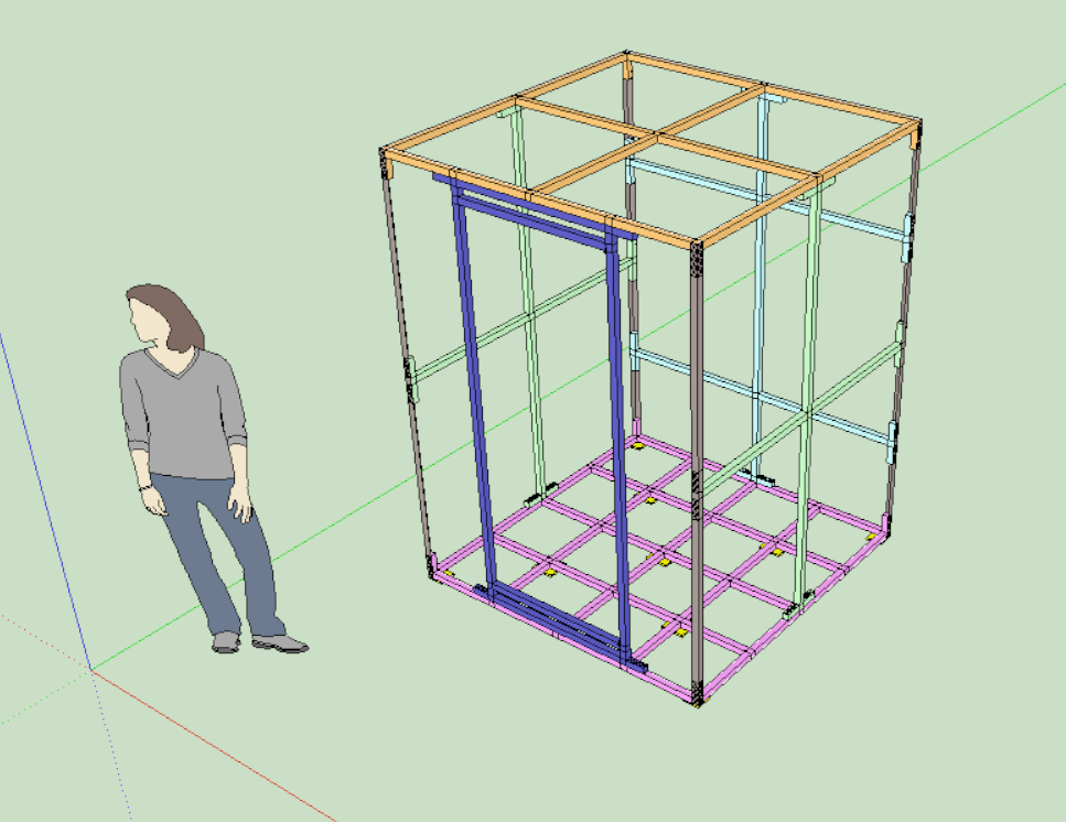 คือออกแบบโครงเหล็กตู้สำหรับพากย์เสียงไว้ โดยใช้โปรแกรมGoogle Sketchup  อย่างรู้ว่าร้านไหนรับทำและราคาเท่าไหรครับ?? - Pantip