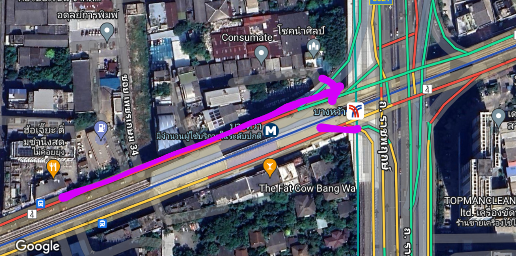 สายรถเมล์ 1-2E ทางด่วน (34E) - TSB