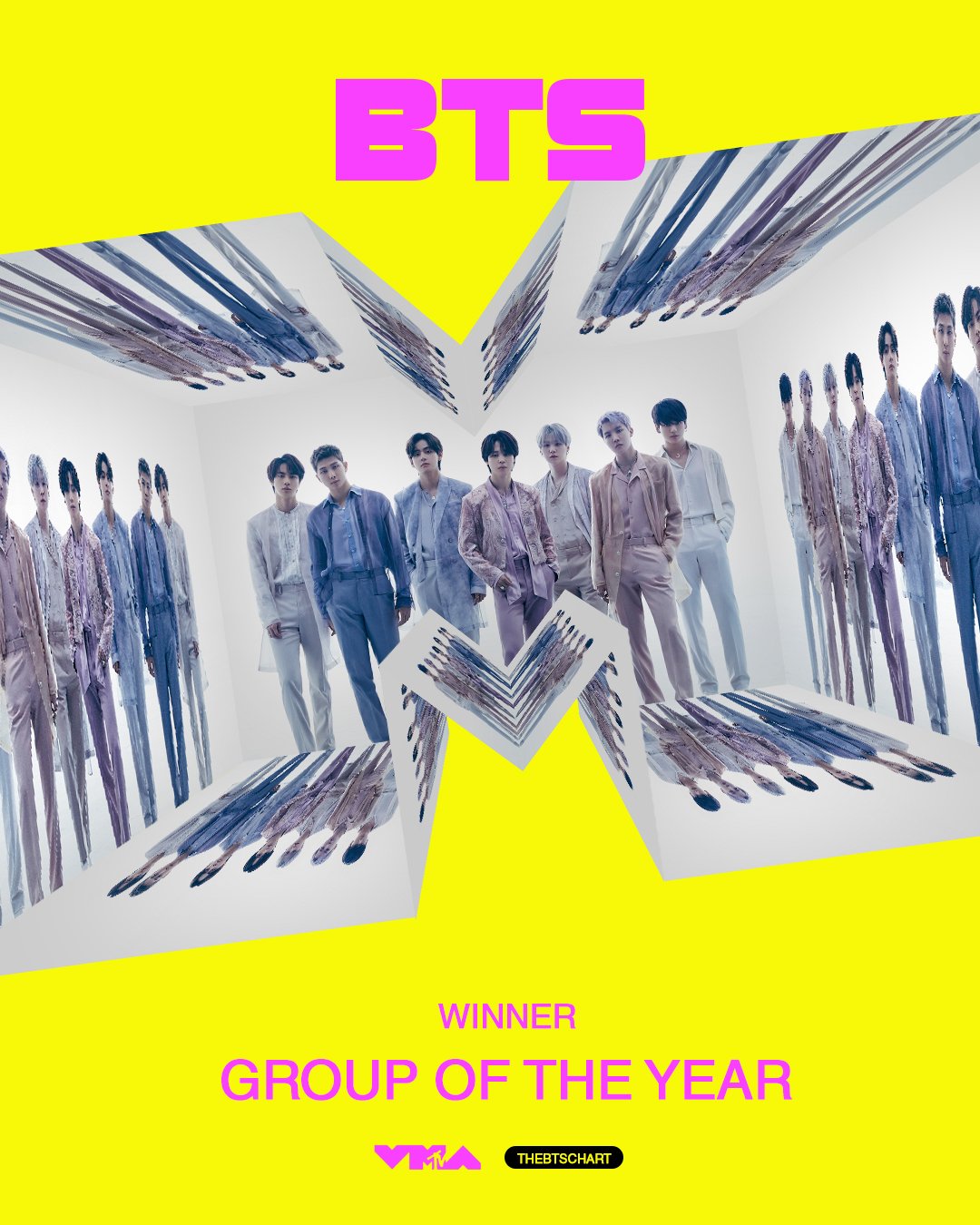 BTS ชนะรางวัล Group Of The Year จากงาน Video Music Awards 2022 VMAs