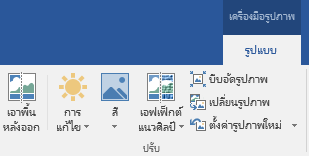 ช่วยหน่อยครับ แถบเครื่องมือ เอาพื้นหลังออก ใน Word 2016 หายไปครับ - Pantip