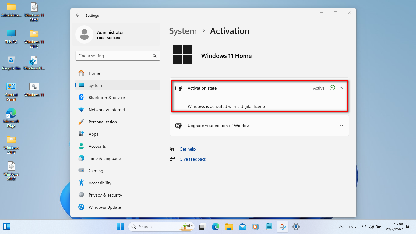 Windows 10 22H2 Update To Windows 11 23H2 เเท้ฟรี [2024] - Pantip