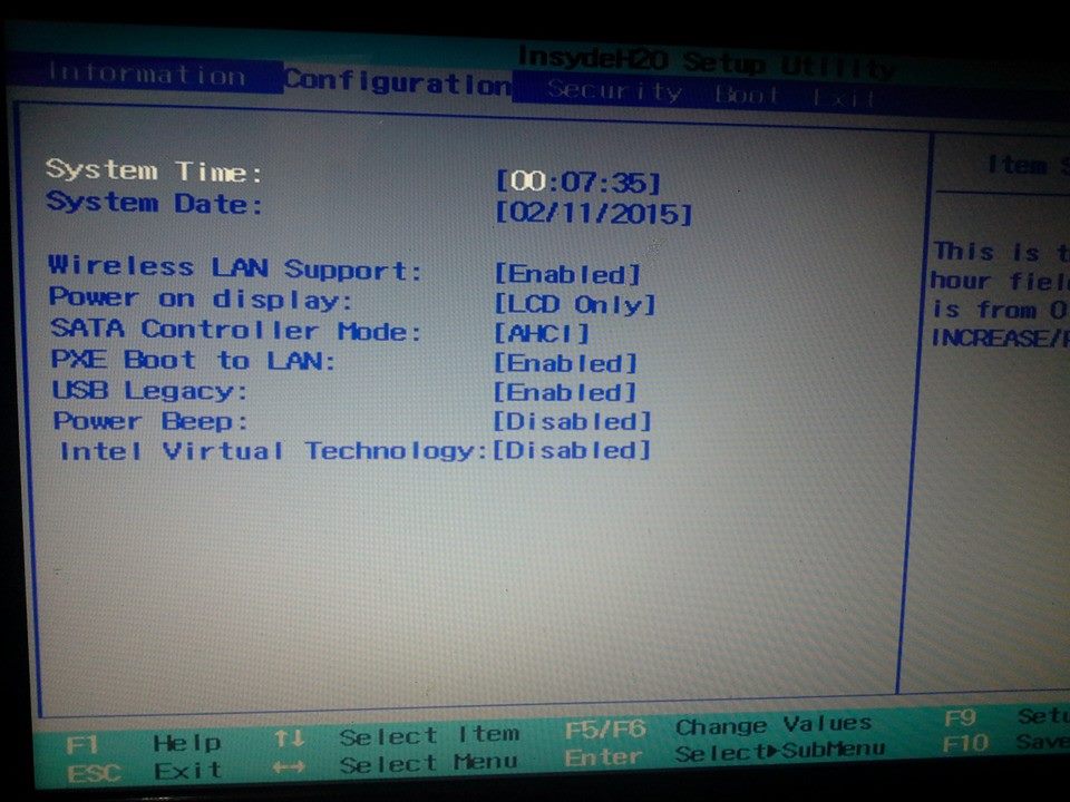 lenovo boot from usb windows 7