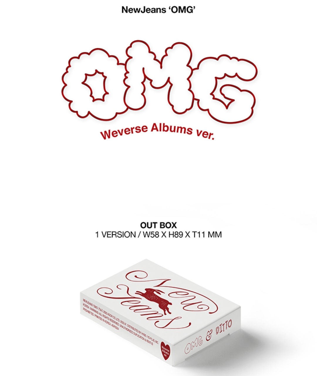 NewJeans 1st Single 'OMG' Product Details - Pantip