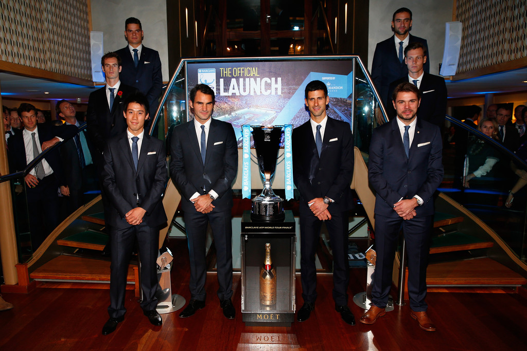 TOP 8 CRUISING AT OFFICIAL LAUNCH OF BARCLAYS ATP WORLD TOUR FINALS ...