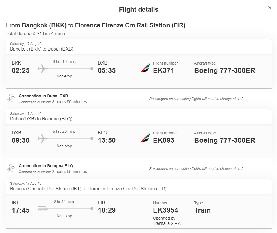 Emirates จองเที่ยวบิน+พร้อมตั๋วรถไฟ(ยุโรป) มีใครเคยใช้บ้างคะ ทำไมราคาถูกกว่าจอง  Flight อย่างเดียว - Pantip