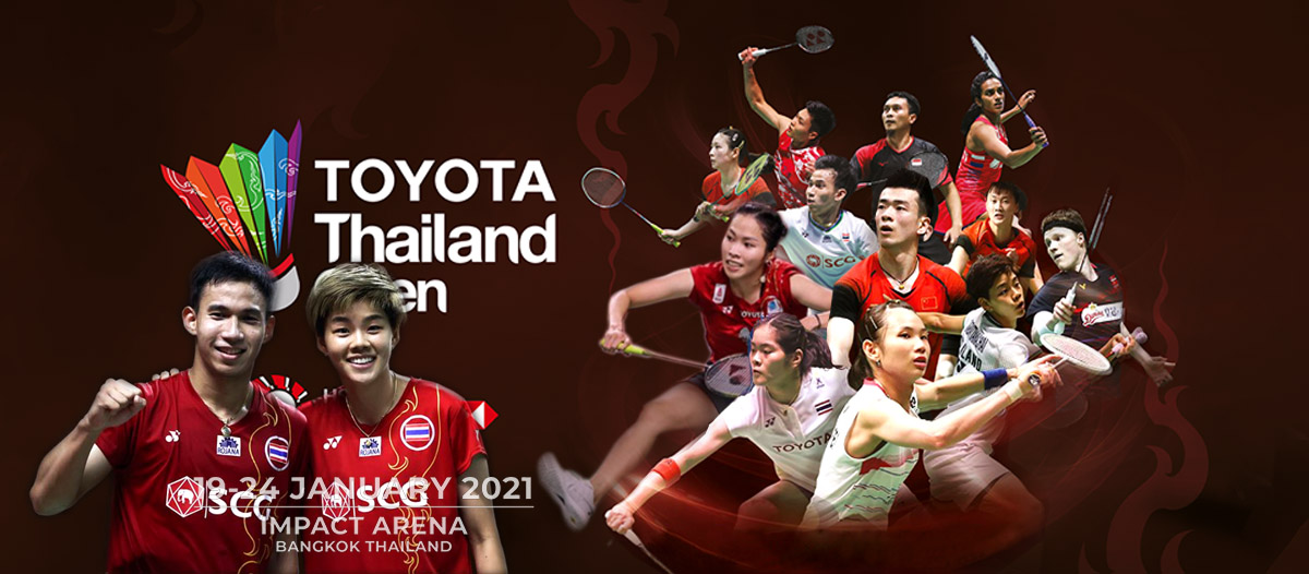 เชียร์สด ! แบดมินตัน TOYOTA Thailand Open 2021 : รอบชิงชนะ ...