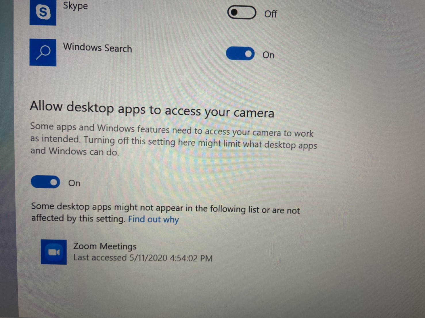 เปิดกล้องในแอพ Zoom ใน Windows 10 ไม่ได้มีวิธีแก้ไหมคะ - Pantip