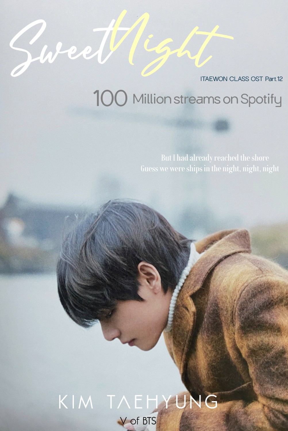 K-POP] V (BTS) 'Sweet Night' >>100 MILLION STREAMS<< on Spotify! - Pantip