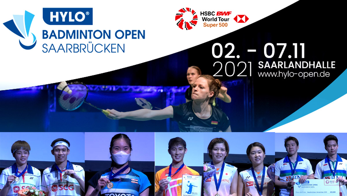 คลิปแบดมินตัน HYLO Open 2021 รอบ 32 - รอบชิงชนะเลิศ 2 - 7 พ.ย