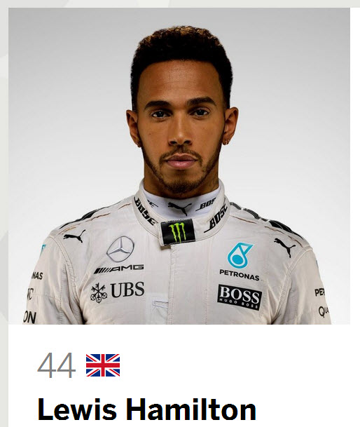 THE WINNER : Chinese Grand Prix 2017 Lewis Hamilton (Mercedes) .