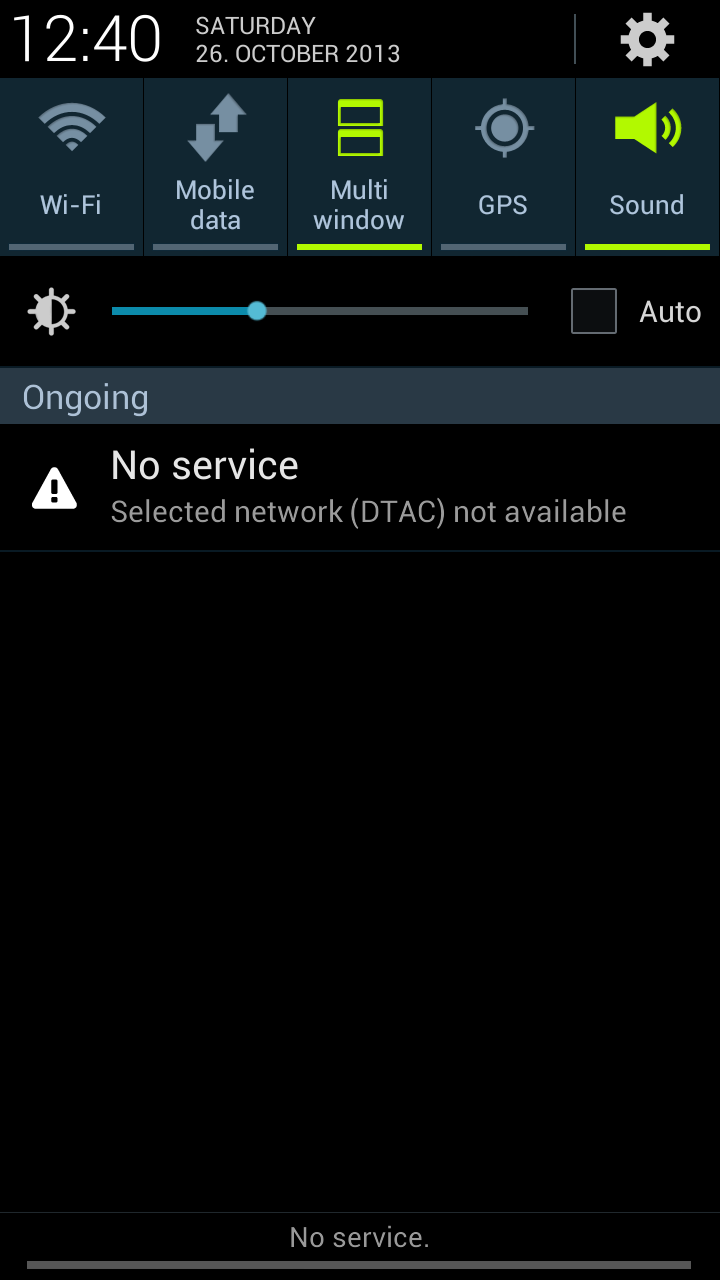 Dtac ขึ้น No service selected network Pantip
