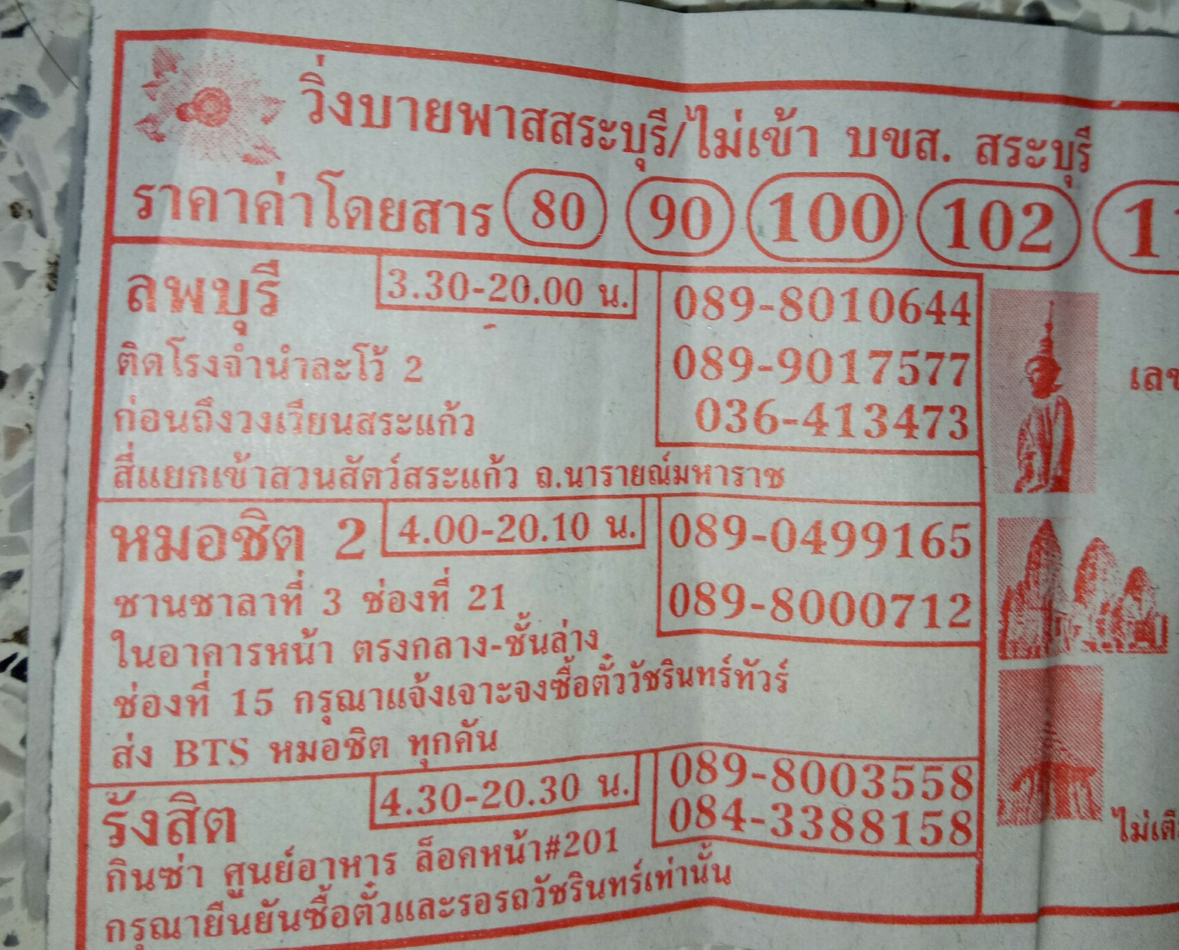 รบกวนสอบถามค่ะ มีรถตู้จากอนุสาวรีย์หรือสายใต้ใหม่ ไปจังหวัดสระบุรีไหมคะ -  Pantip