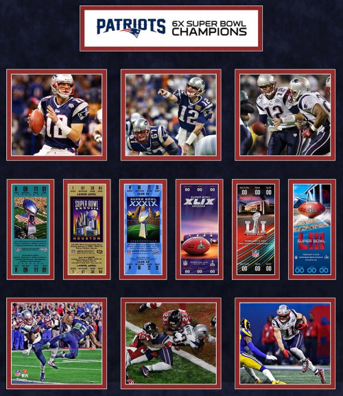 6x Super Bowl Champions Go Pats New England Patriots Football