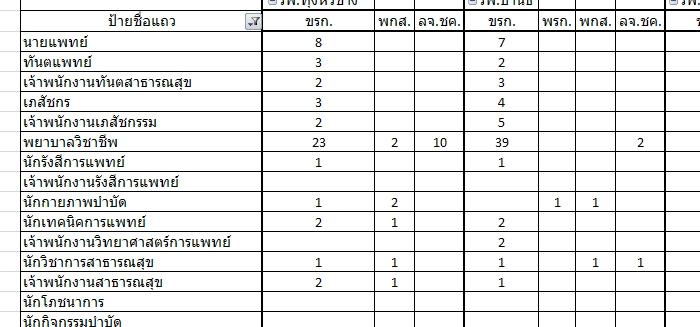 จะใช้สูตรอะไร ที่ดึงจาก Pivot Table มาลงในฟอร์มตารางที่เราเตรียมไว้ ใน Excel  - Pantip