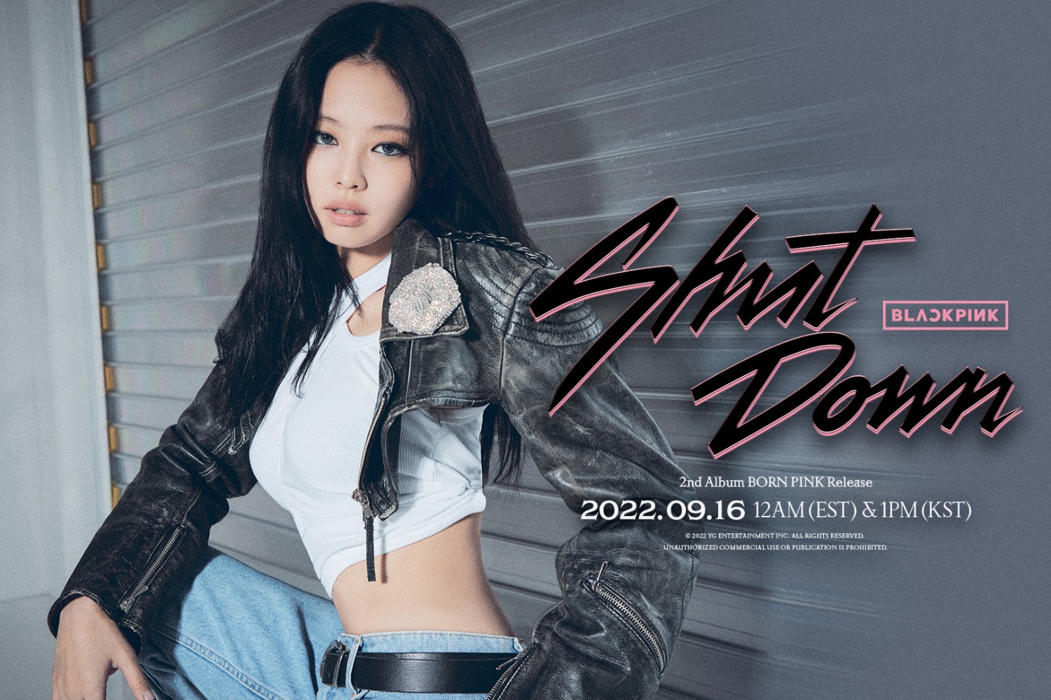 BLACKPINK ‘Shut Down' JENNIE Teaser Poster - Pantip