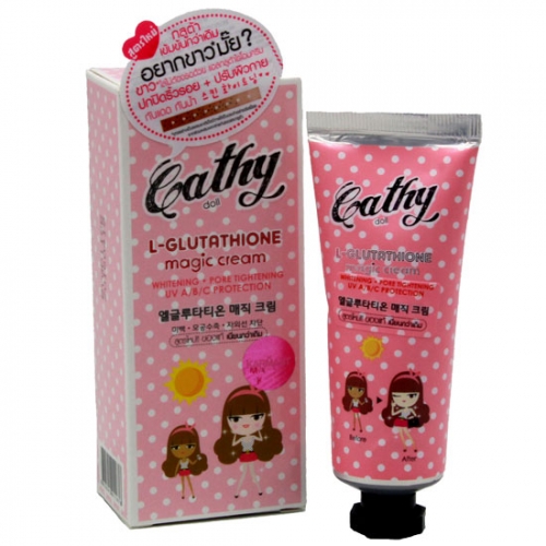 cathy l glutathione magic cream pantip ขาย BB บอดี้แอลกลูต้าไธโอนครีม SPF 130 Cathy Doll ของใหม่ค่ะ 300  บาทเท่านั้น