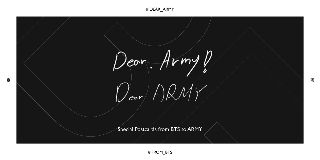 [Dear. ARMY] Special Postcards from BTS (SUGA/j-hope) #BTS_BE - Pantip