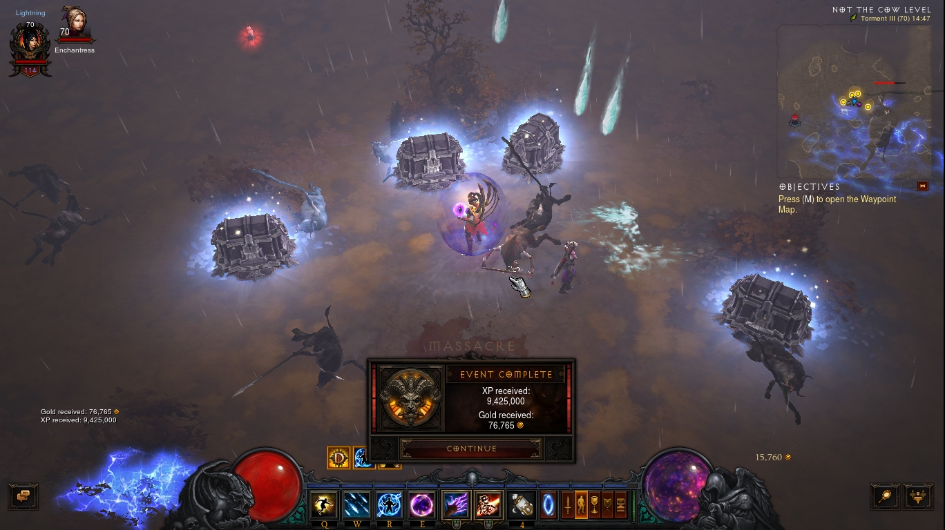 diablo 3 not the cow level can you kill the king