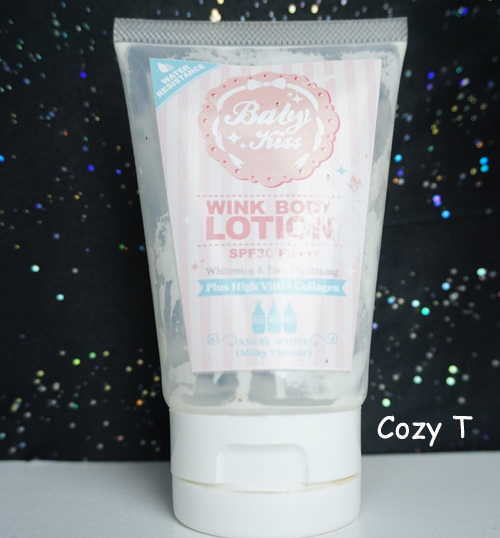 Babykiss wink body lotion สีขาว
