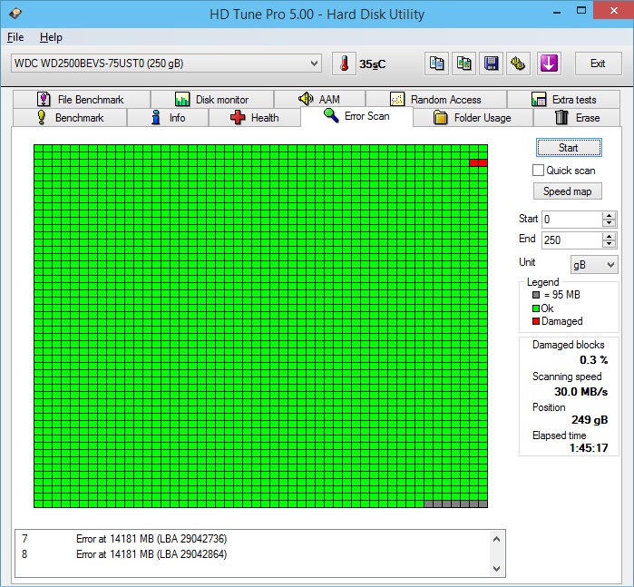 HDD Test Programi.