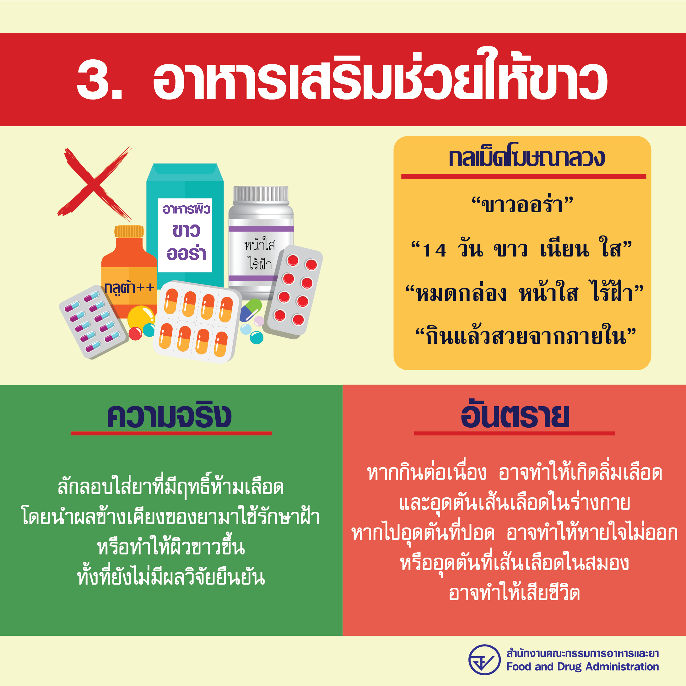 อย. เตือนภัย สินค้าอันตราย 5 จําพวก บวก 1 - Pantip