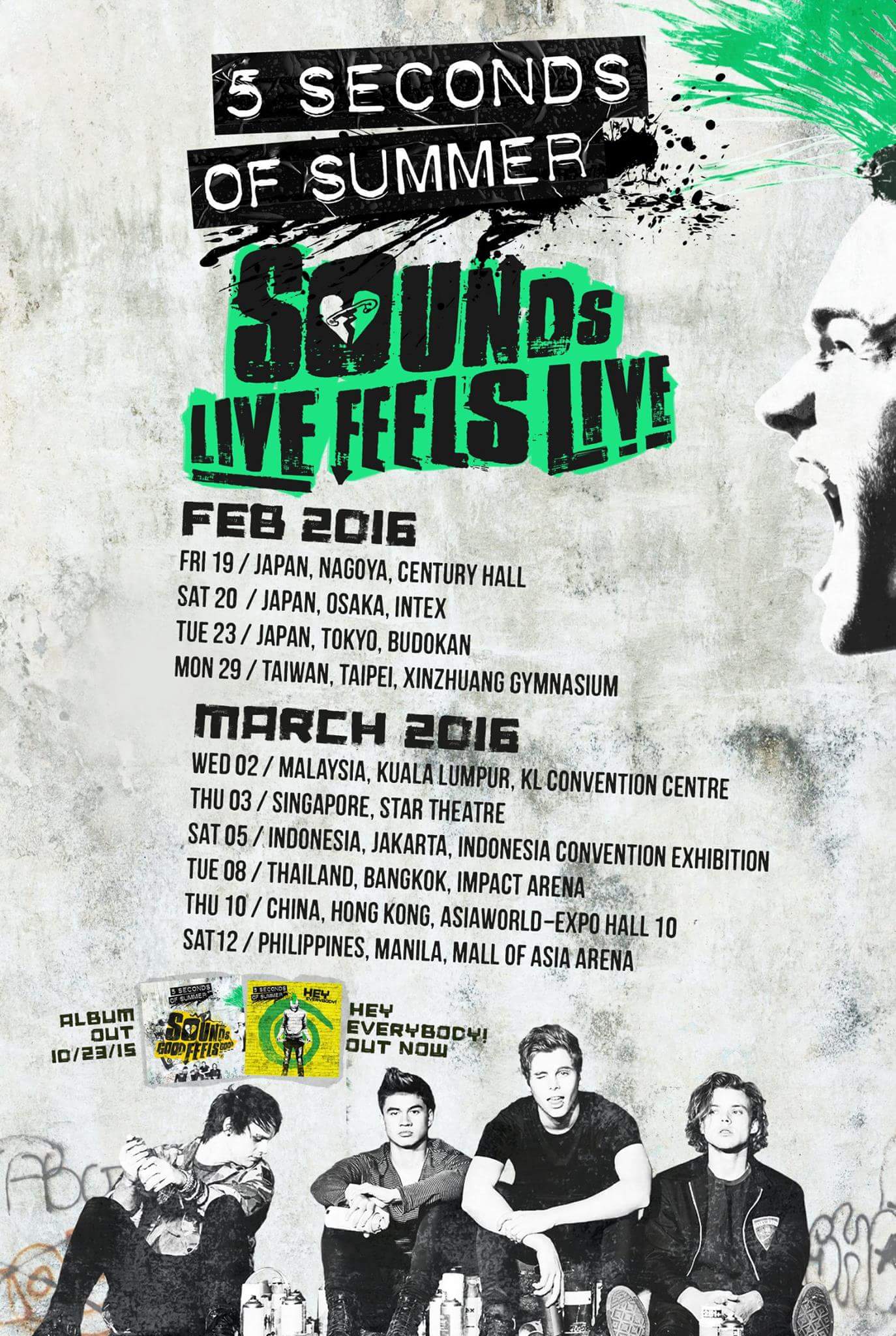 5sos sounds live feels live tour setlist