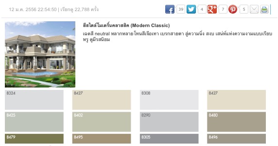 ขอความช่วยเหลือ ออกแบบสีทาบ้าน ตกแต่งภายนอกให้หน่อยค่ะ ไอเดียไม่มี 