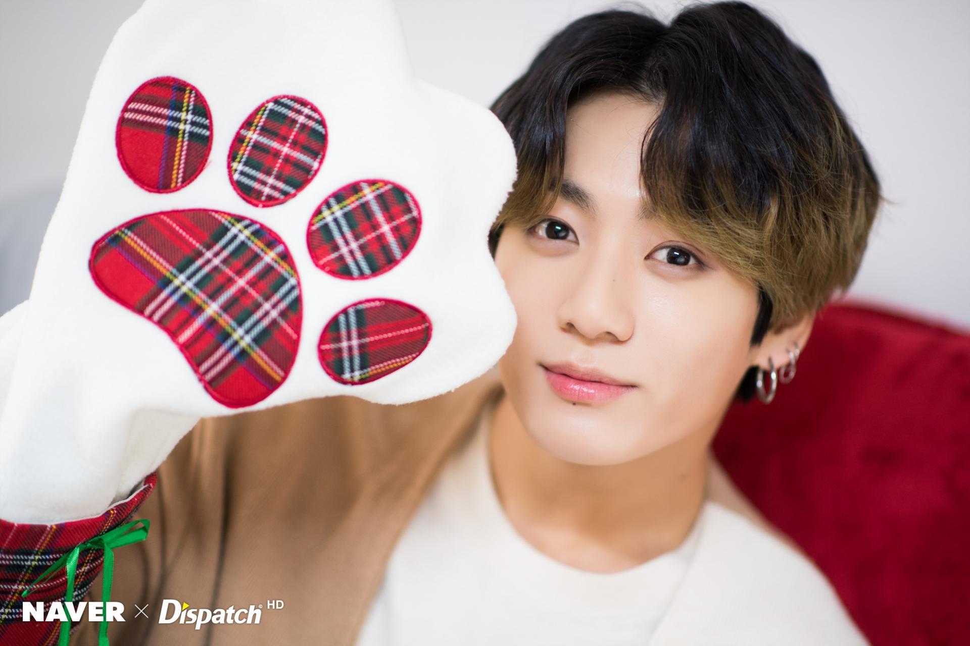 191225 BTS Jin Christmas photoshoot by Naver x Dispatch