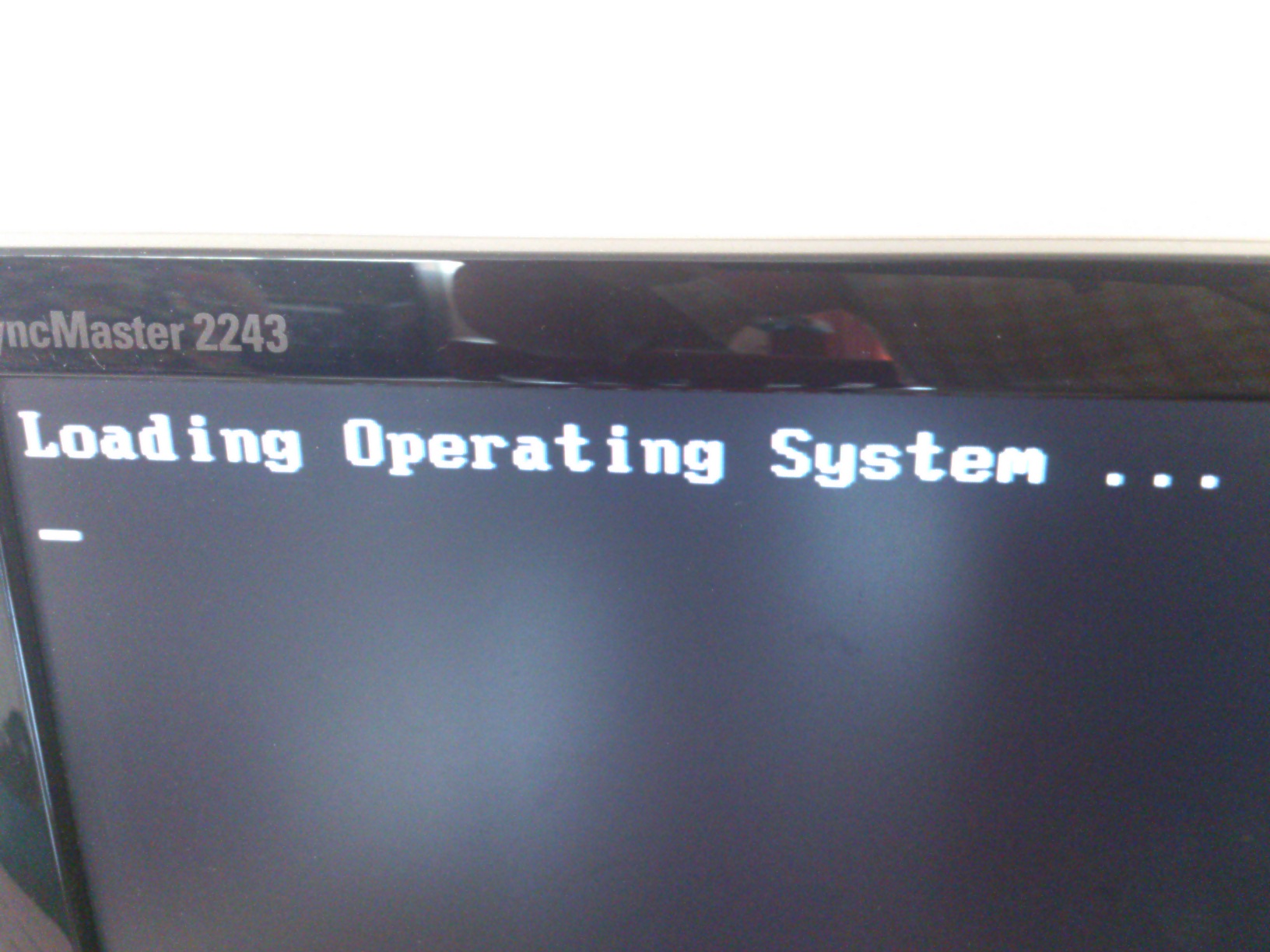 Disk Boot failure Insert System Disk and Press enter. Error loading operating