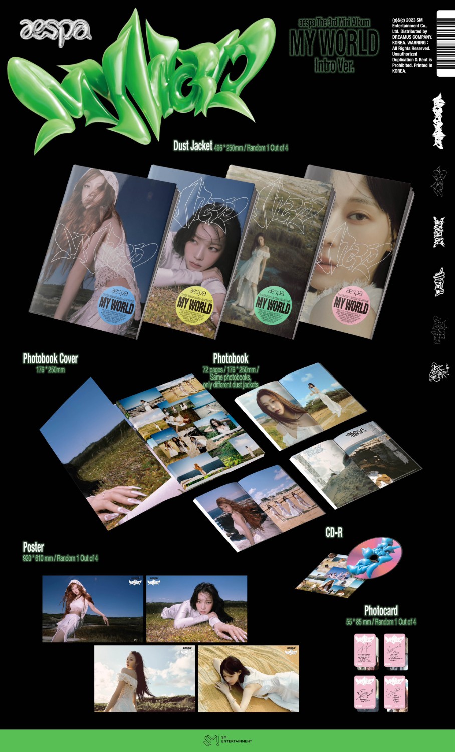 K Pop Aespa The 3rd Mini Album My World Album Details Pantip 8185