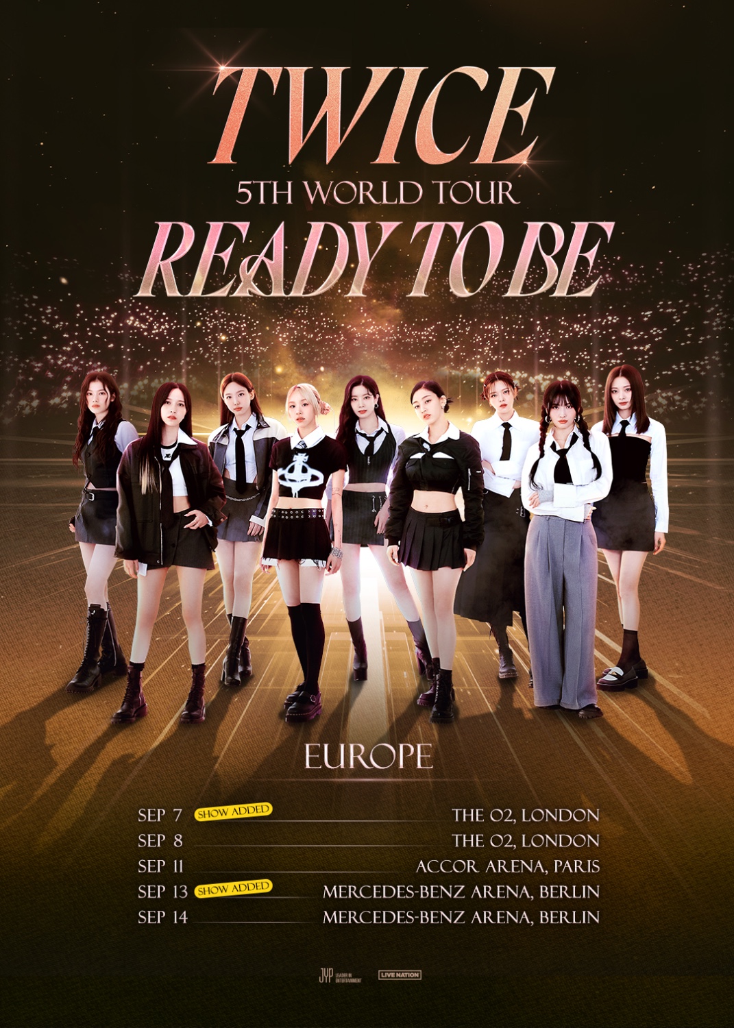 ประกาศเพิ่มรอบ TWICE 5TH WORLD TOUR ‘READY TO BE’ IN EUROPE Pantip