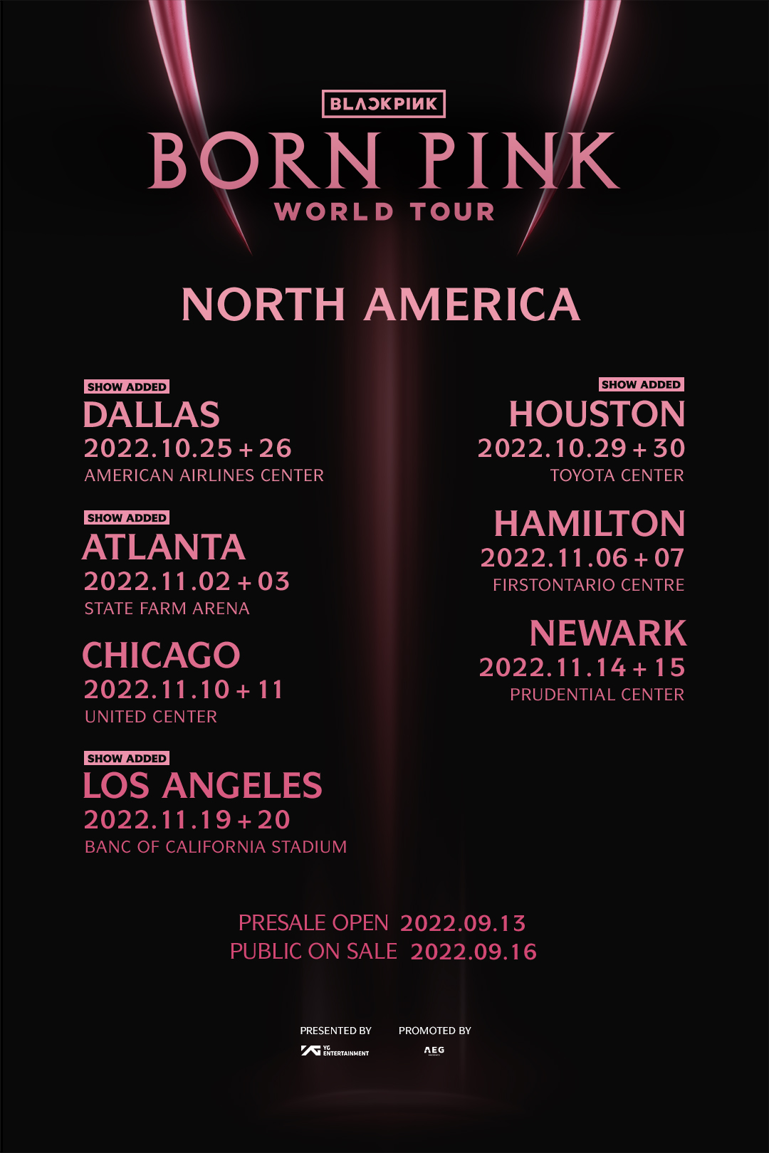 WORLD TOUR [BORN PINK] NORTH AMERICA ประกาศเพิ่มรอบ LOS ANGELES Pantip