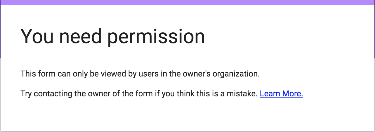 Permissions needed