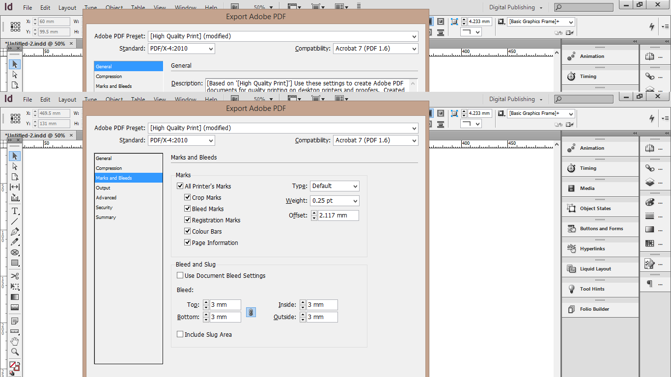 adobe indesign graphic inspector