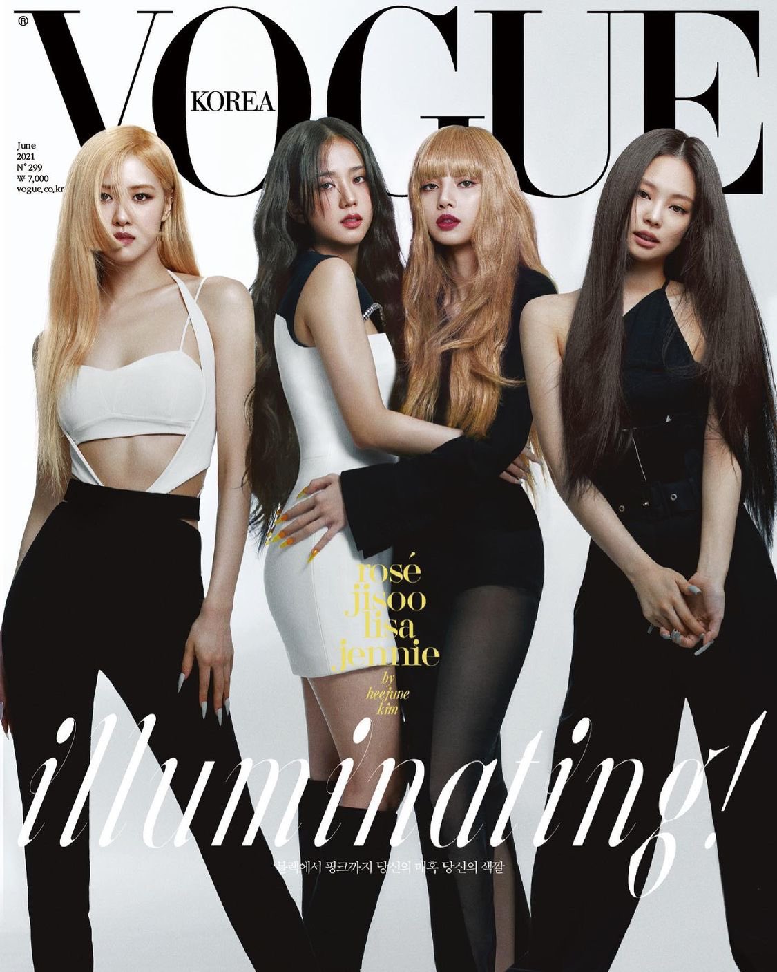 BLACKPINK on the June cover of Vogue Korea Pantip