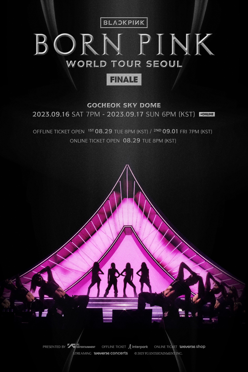 BLACKPINK WORLD TOUR [BORN PINK] FINALE IN SEOUL POSTER 2 Pantip