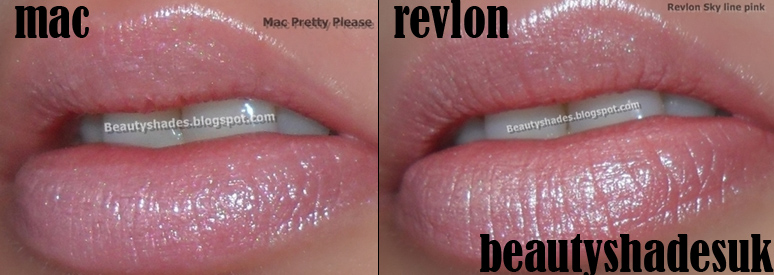 Revlon lip butter ส Sweet Tart ก บ MAC Chatterbox.