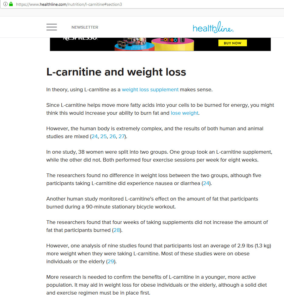 l carnitine ช่วยอะไร สารสกัดจากแอล-คาร์นิทีน