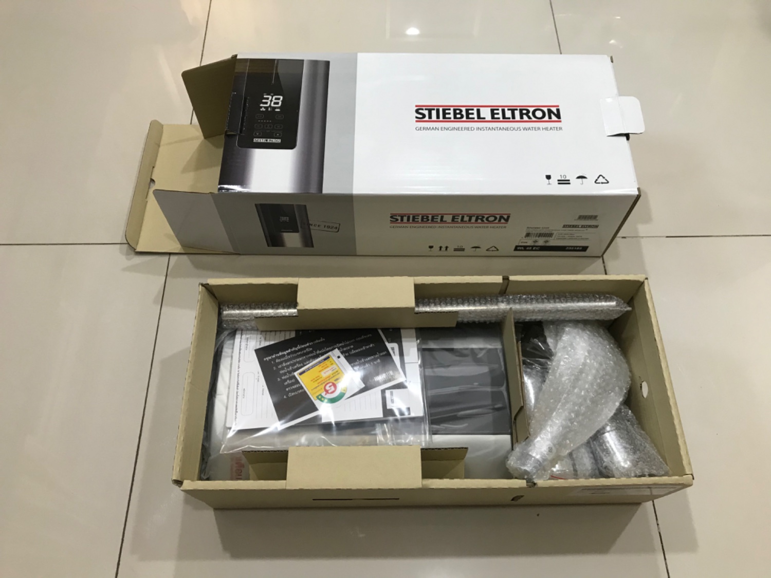 รีวิวการใช้งานเครื่องทำน้ำอุ่นยี่ห้อ Stiebel Eltron รุ่น Wl45Ec  เครื่องทำน้ำอุ่นที่น่าใช้งาน - Pantip