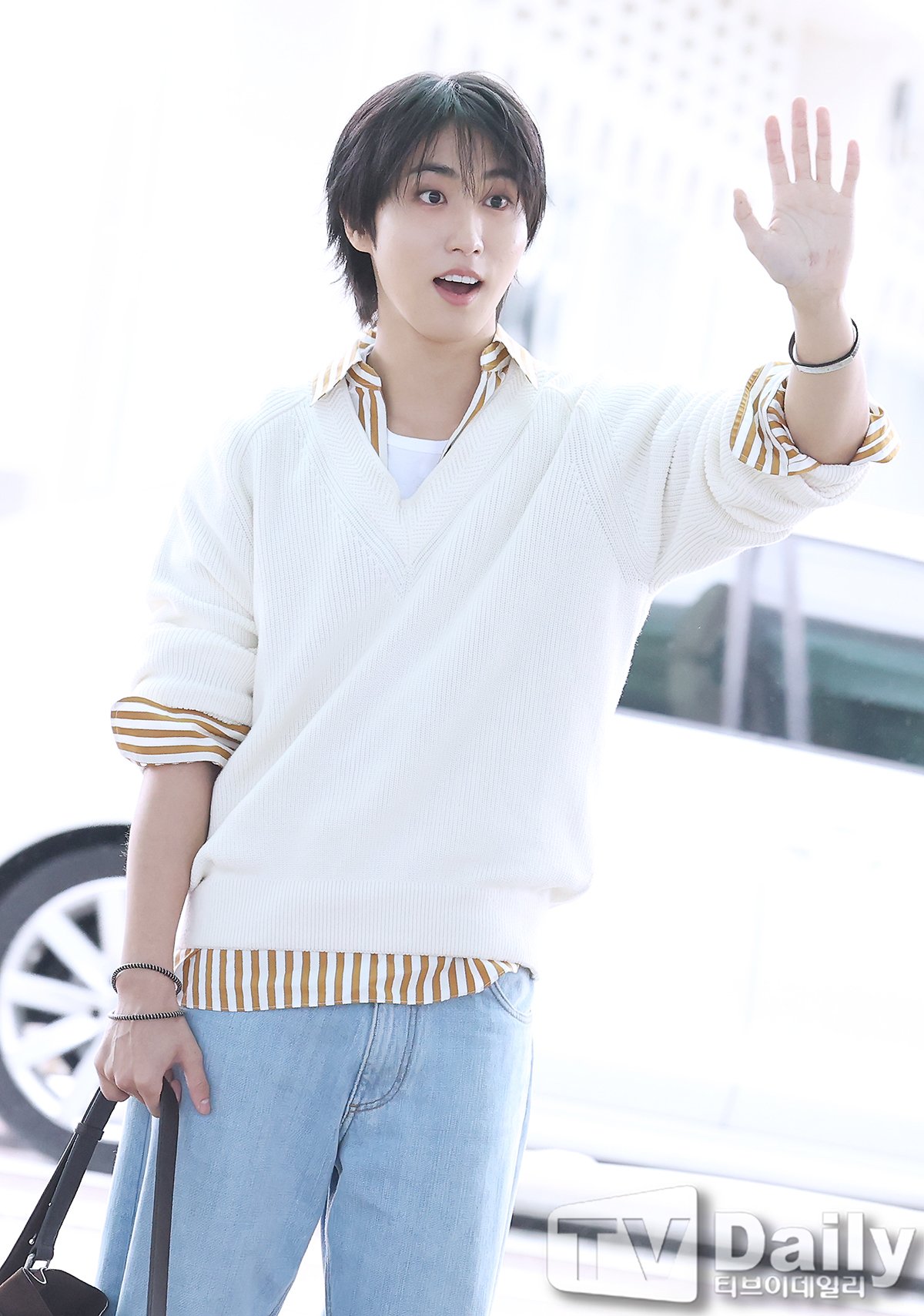 🔥 Stray Kids Han Global Ambassador Tod’s วันนี้ที่สนามบินออกเดินทางไปมิ ...