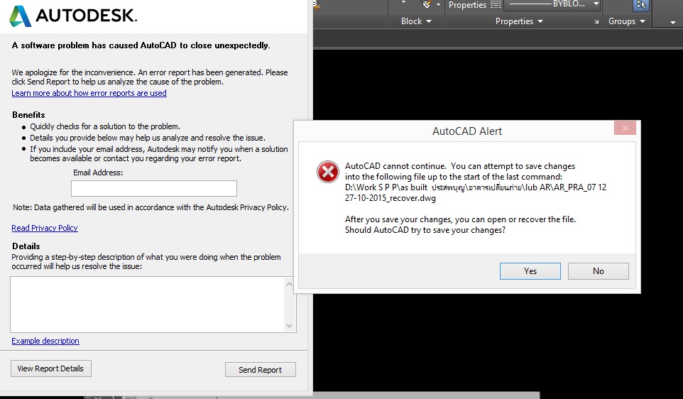 autocad 2016 not opening in windows 10