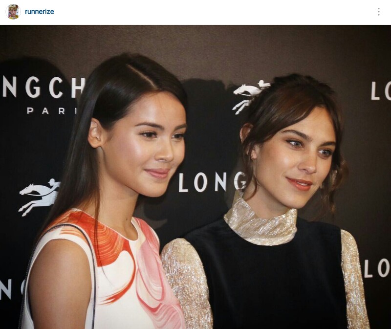 ญาญ า ปะทะ Alexa Chung น าร กส ดๆ ในงานเป ด Longchamp Flagship Store แห งแรกในไทย Pantip