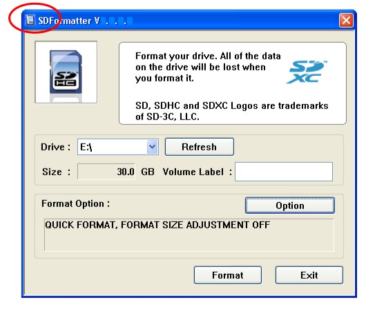 panasonic sd formatter free download